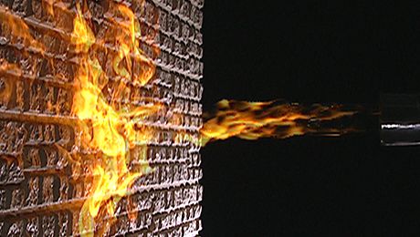 Fire resistance test